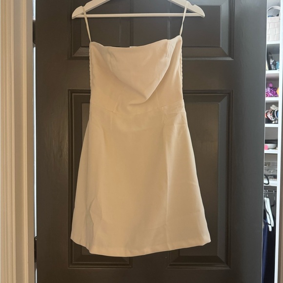 Song of Style Cream Strapless Mini Dress - Picture 3 of 4